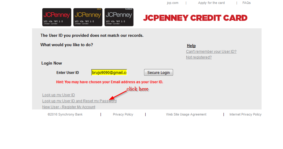 jcp rewards account