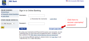 rbc online banking