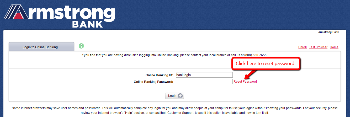 Armstrong Bank Online Banking Login - CC Bank