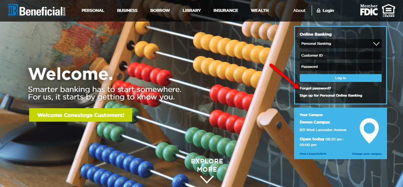 Beneficial Bank Online Banking Login - CC Bank