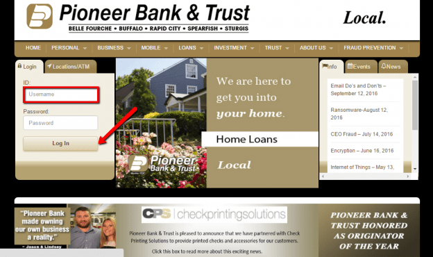 Trusted locations. Pioneer банк. Your Bank. Login local(?). Montecito Bank and Trust КЛИРКОД для платежей из России.