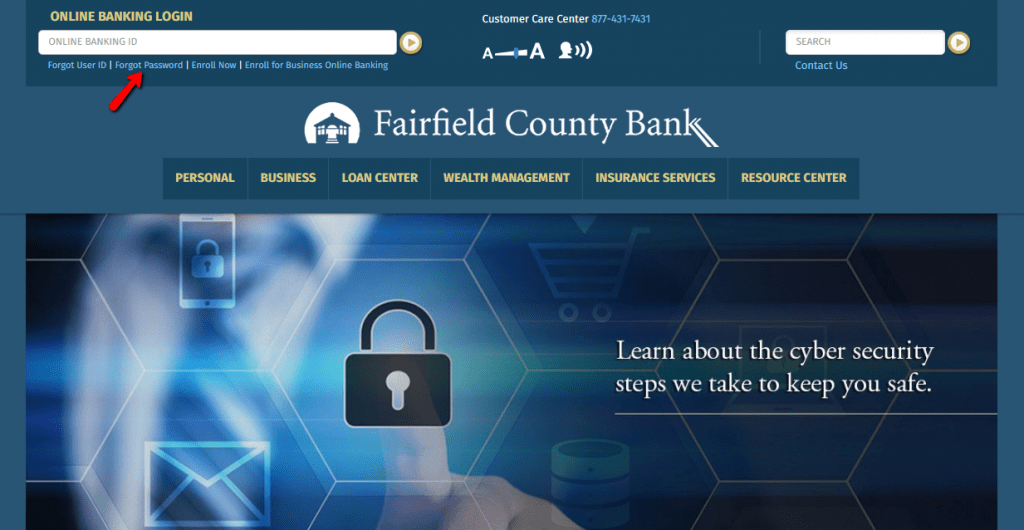 Fairfield County Bank Online Banking Login CC Bank
