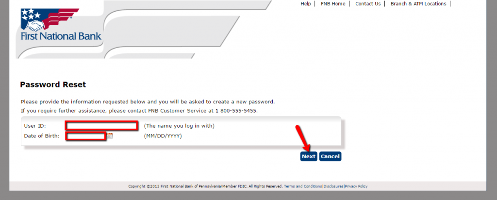 First National Bank of Pennsylvania Online Banking Login - CC Bank