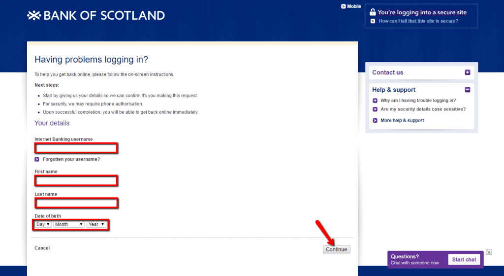 Bank Of Scotland Online Banking Login - CC Bank