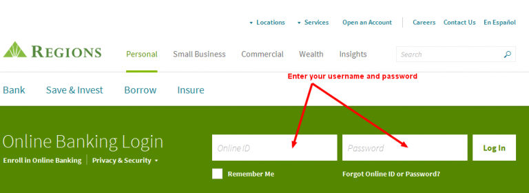 Regions Bank Online Banking Login - CC Bank