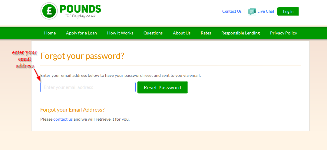 reset password 2