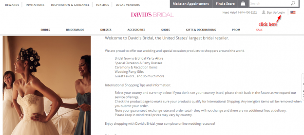 David s Bridal Credit Card Online Login CC Bank