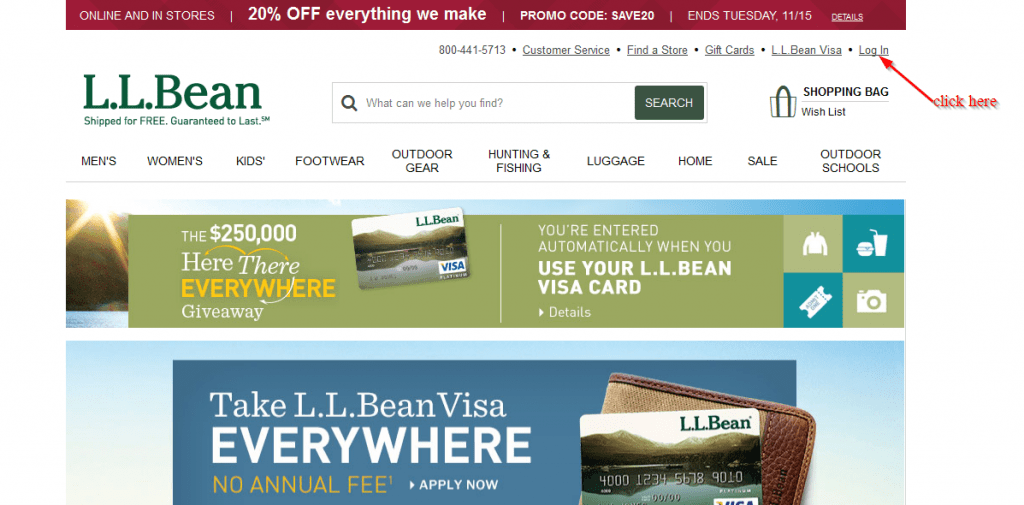 L.L. Bean Credit Card Online Login CC Bank