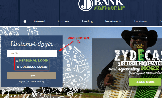 JD Bank Online Banking Login CC Bank