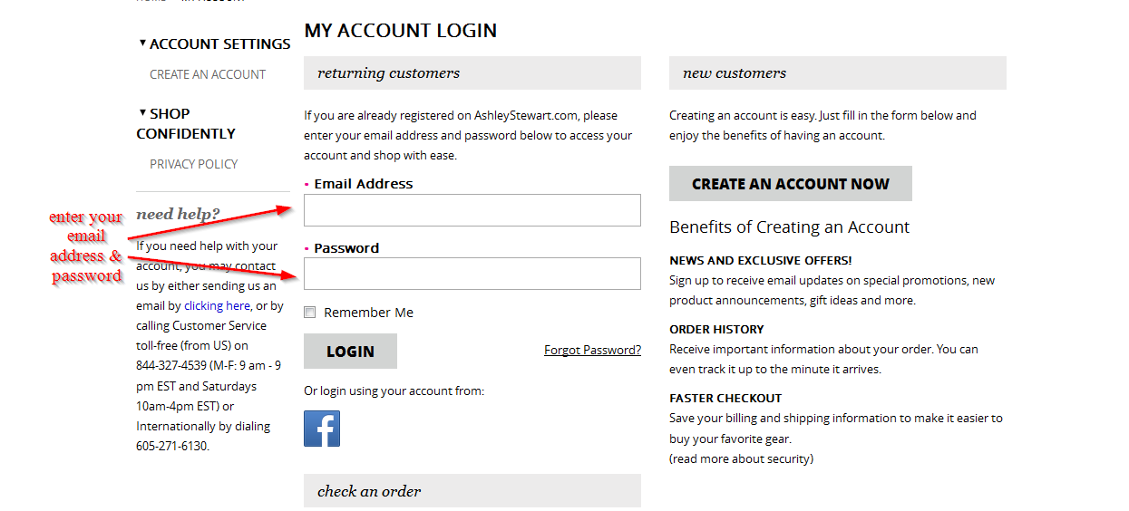 Ashley Stewart Credit Card Online Login - CC Bank