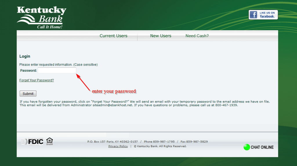 Kentucky Bank Online Banking Login CC Bank