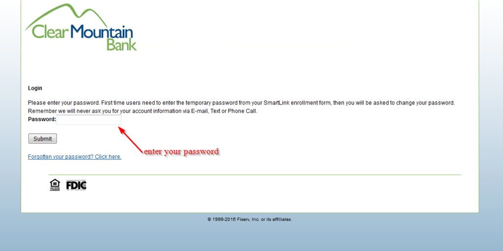 Clear Mountain Bank Online Banking Login CC Bank