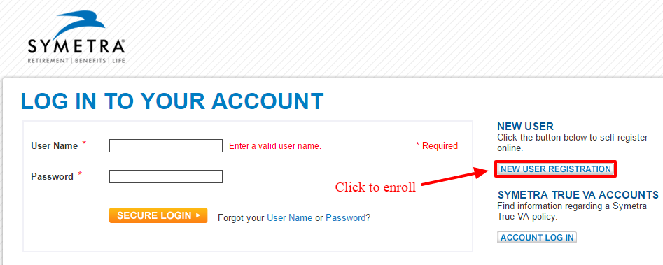 symetra online registration