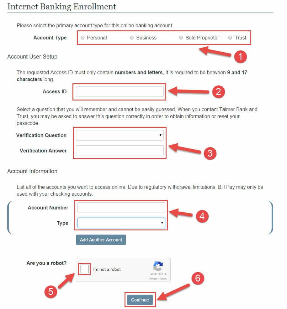 talmer-enrollment-form-filling