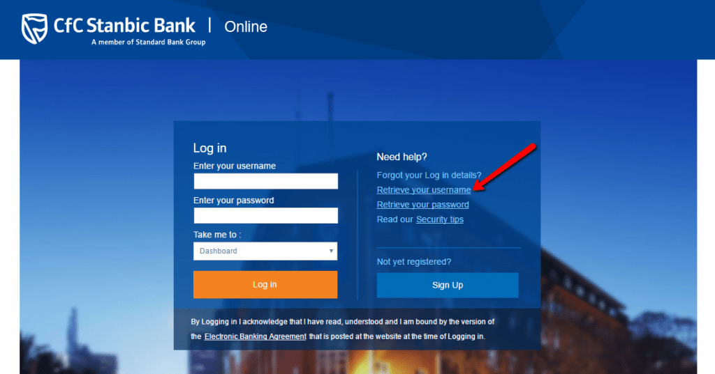 Standard Bank Online Banking Login CC Bank