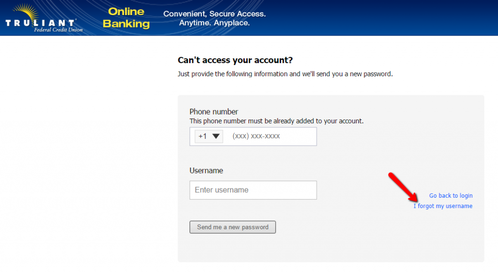 Truliant Federal Credit Union Online Banking Login CC Bank