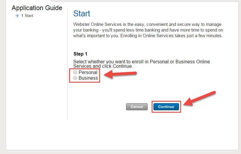 webster-bank-enroll-step-1